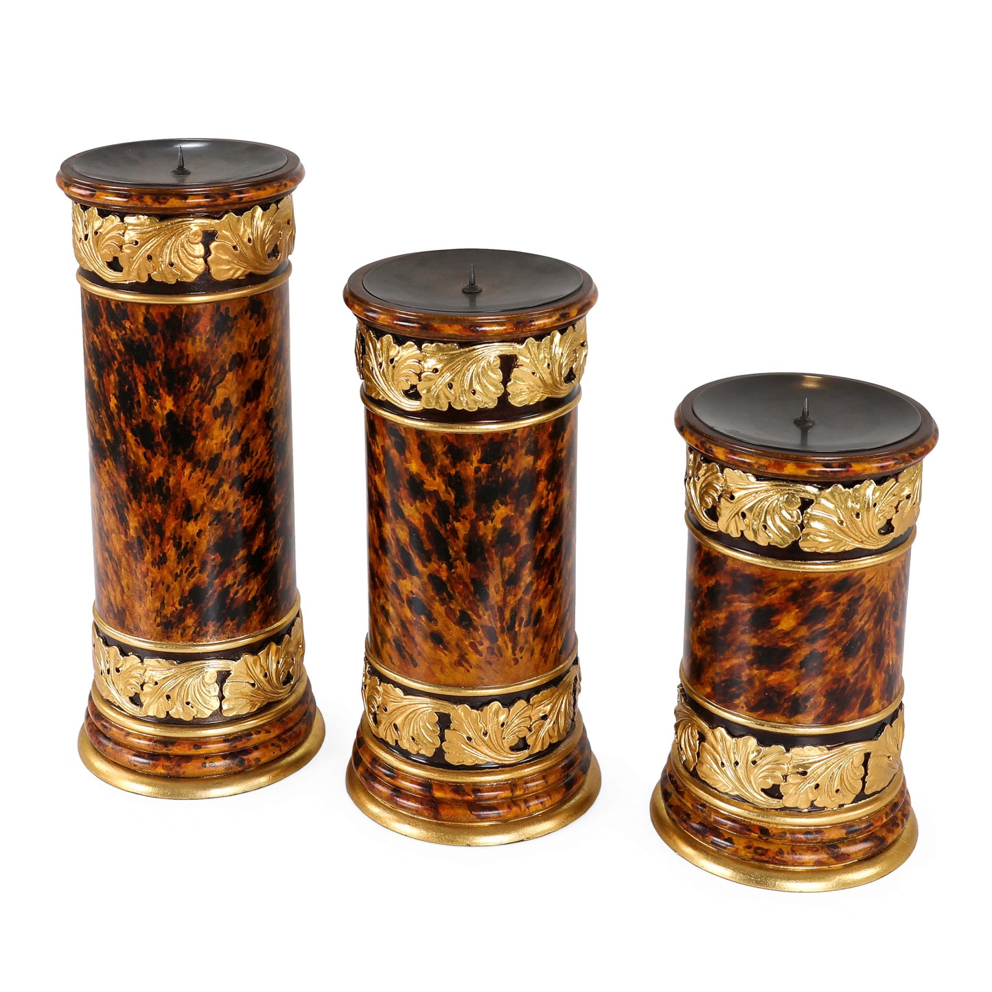 حامل شموع على شكل قوس روماني (مجموعة من 3) | المعرض