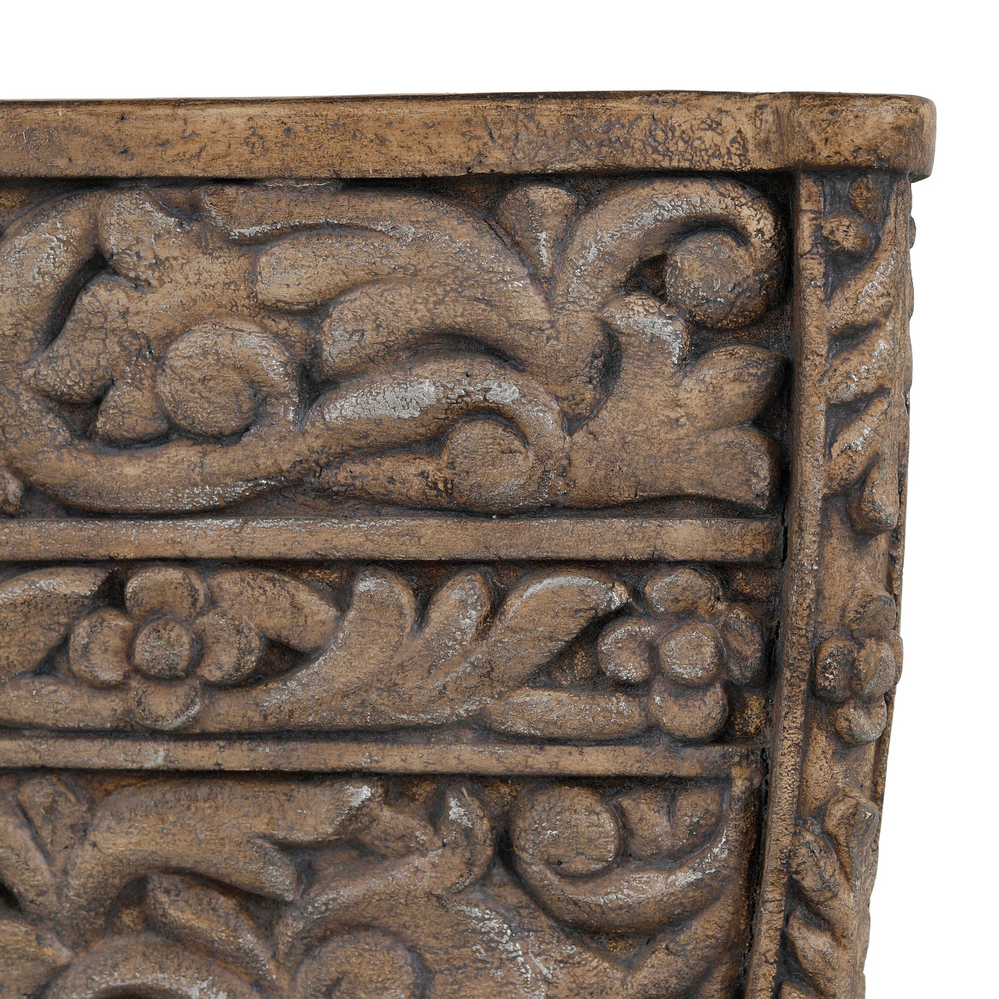 Nicola Square Planter (Cast Stone) In Medium Finish