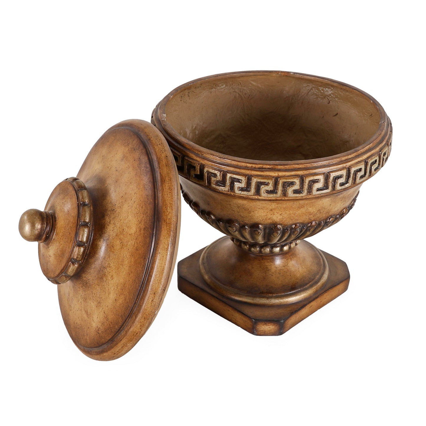 Green Key Urn With Lid (Resin) Finished In STCEB 1071