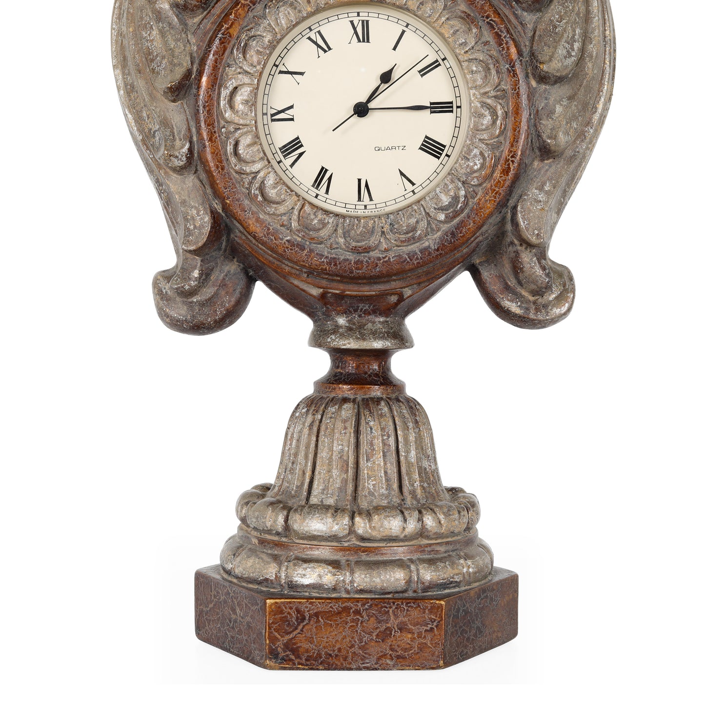 مزهرية، ساعة، مصابيح فنية