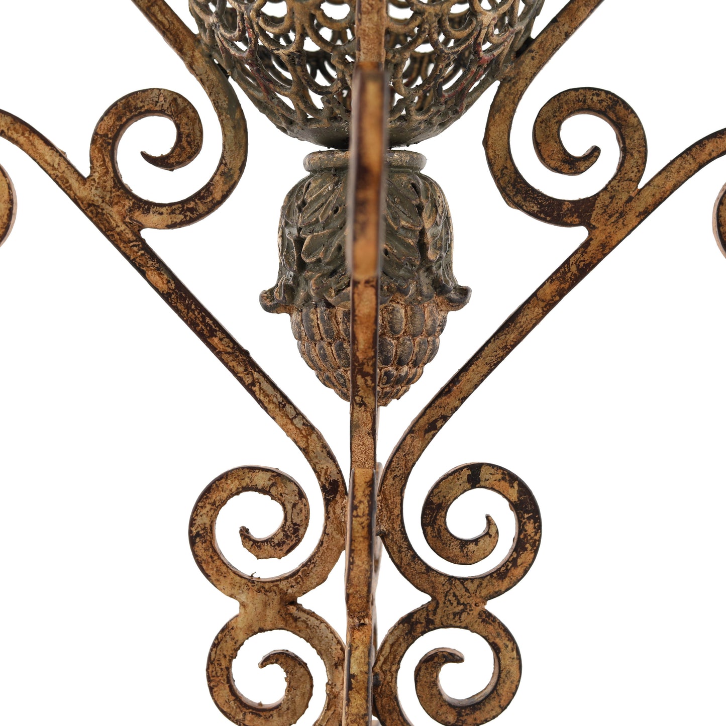 3868 - جرة مزخرفة - قطر 11 × ارتفاع 23 - برونز مؤكسد/P1032