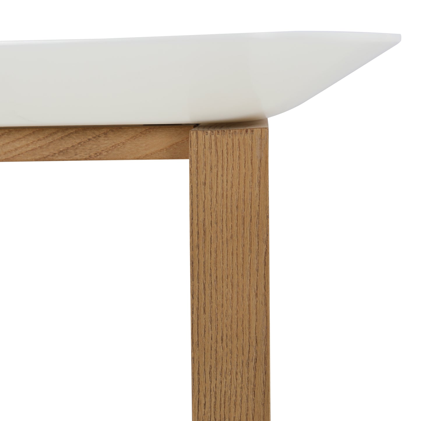 طاولة فرغانة جليدي آيس وايت - لمسة نهائية من الزيت الطبيعي | موروسو