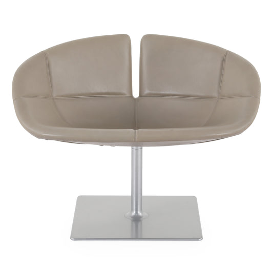 Fjord Swivel Armchair & Foot Stool | Moroso