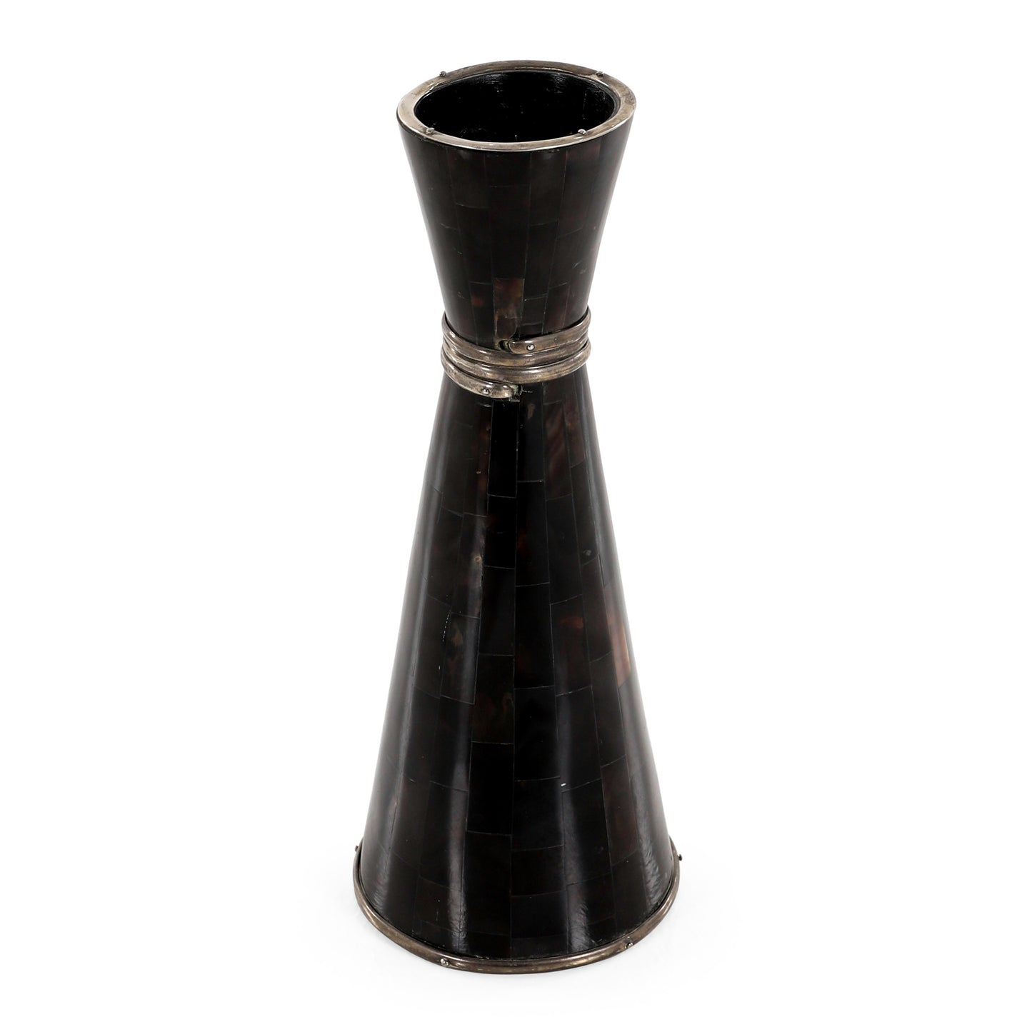 Large Candle Holder Black Tab