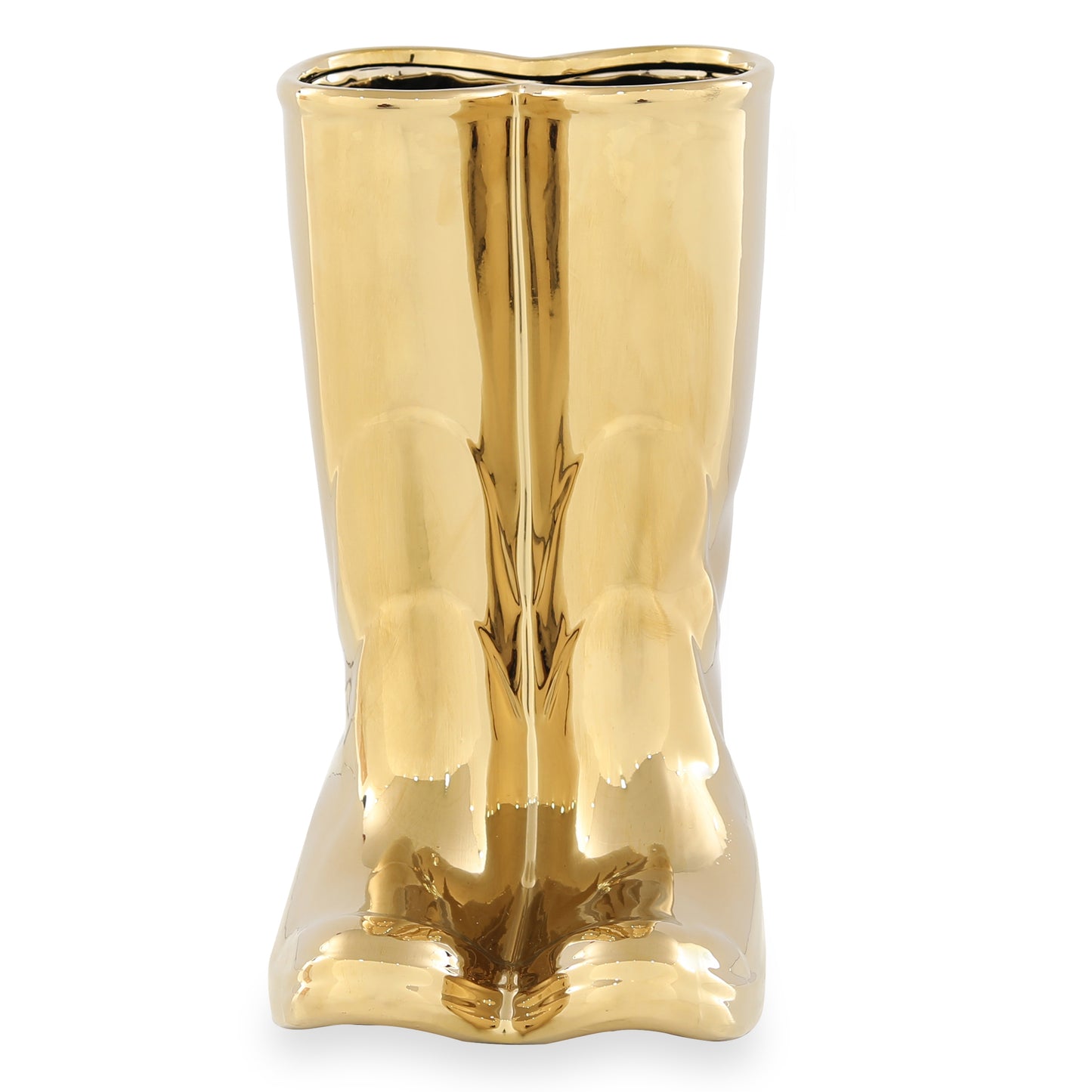 Rainboots Umbrella Stand In Porcelain -Gold | Seletti