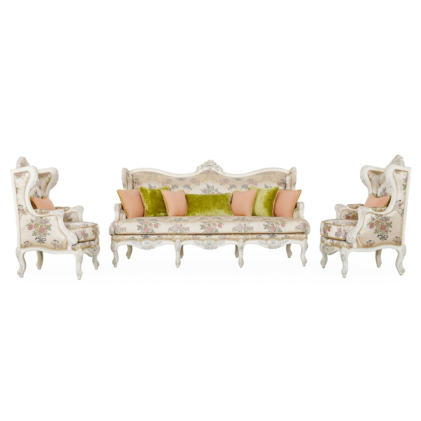 Kingsley Sofa White With SPVSA5677FAB - Farsh