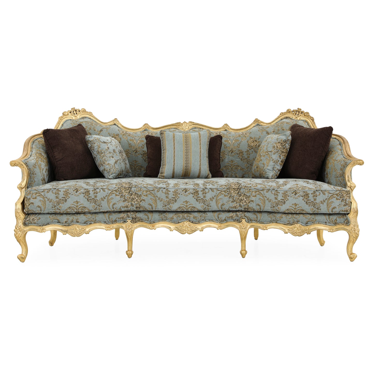 Jacqueline Sofa Set Gold (Set of 4) | The Gallery