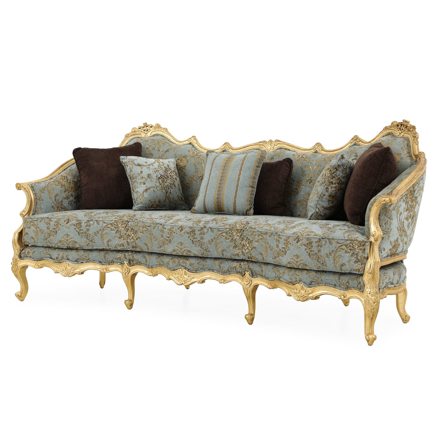 Jacqueline Sofa Set Gold (Set of 4) | The Gallery
