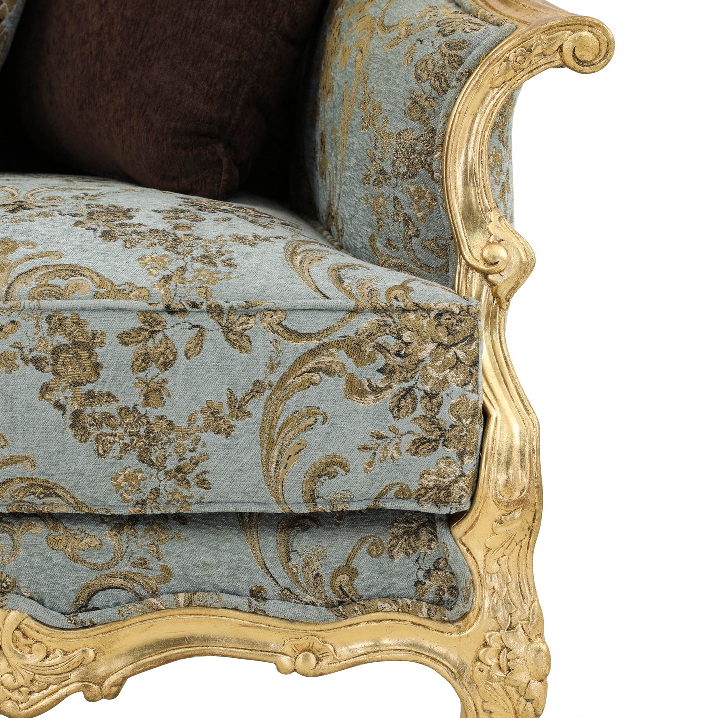 Jacqueline Sofa Set Gold (Set of 4) | The Gallery