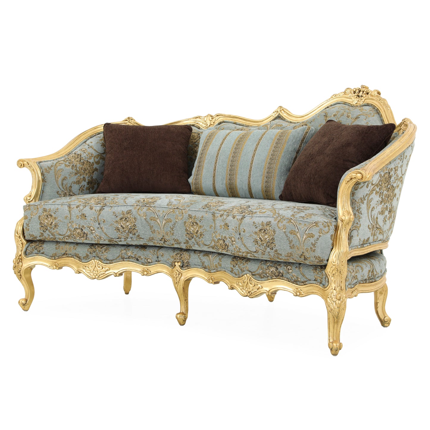 Jacqueline Sofa Set Gold (Set of 4) | The Gallery