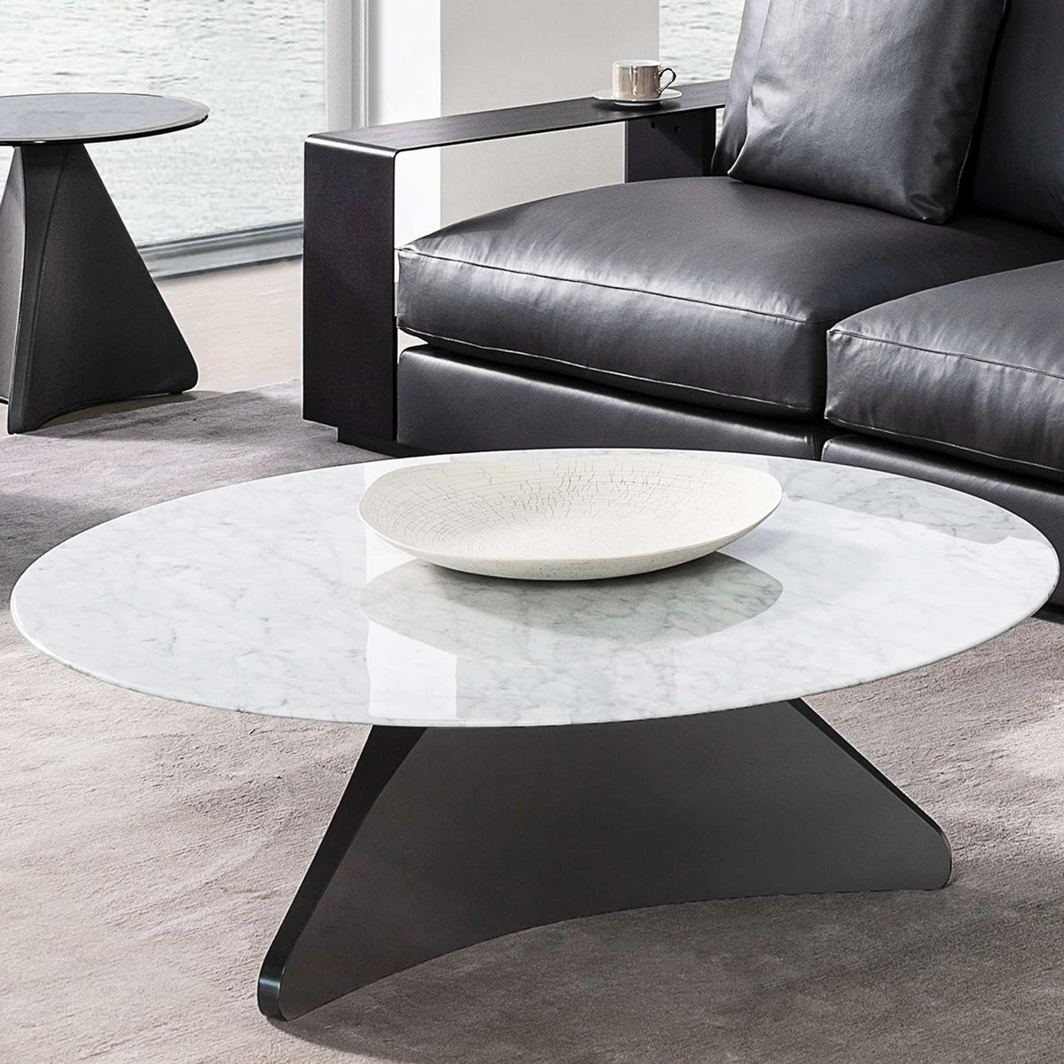 SPIN SIDE TABLE MARBLE