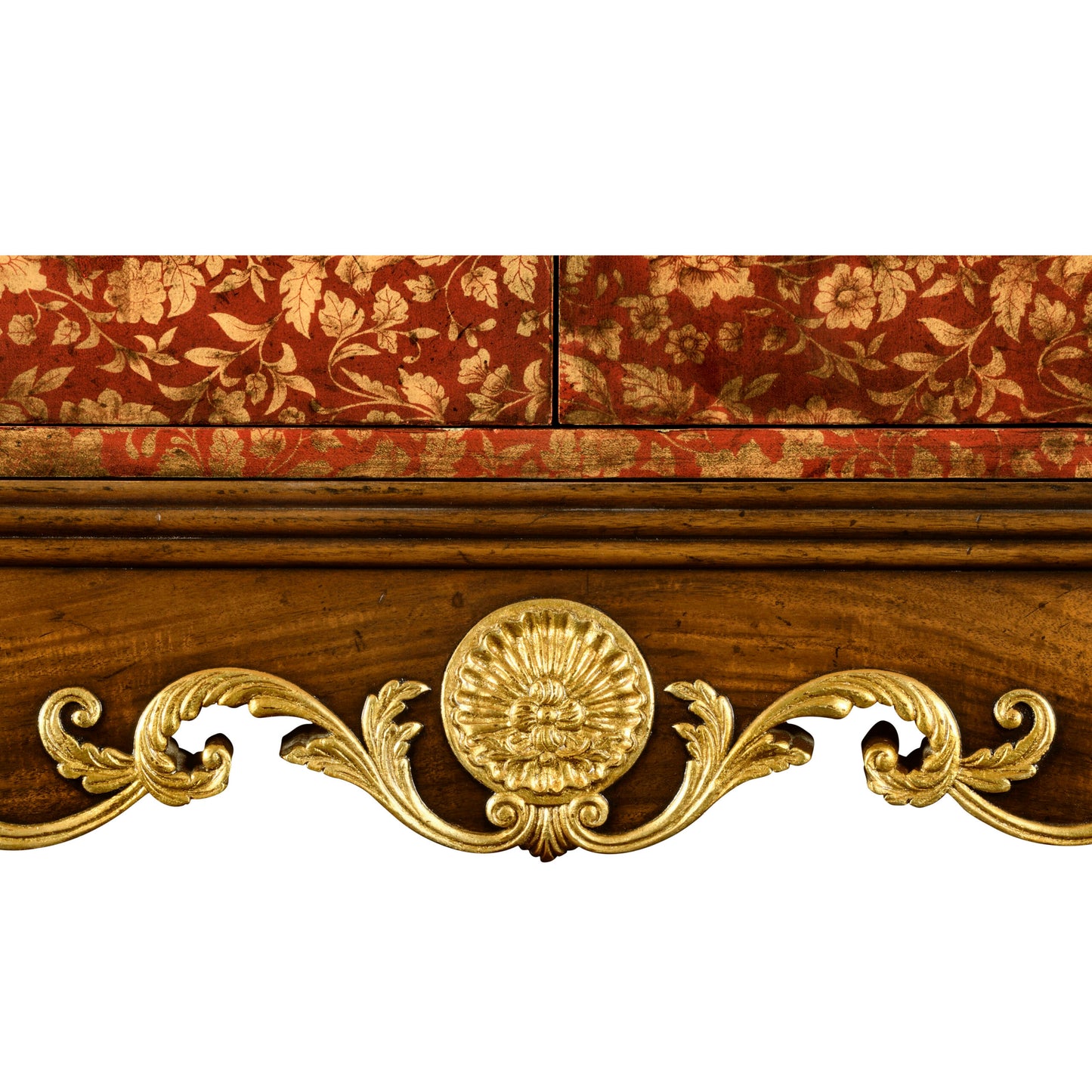Red Chinoiserie Drinks Cabinet | Jonathan Charles