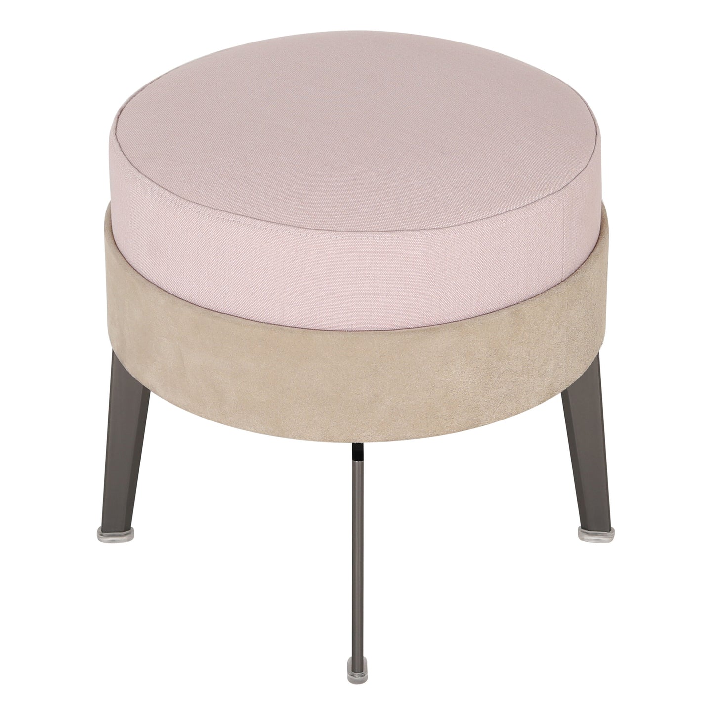 مسند من الجلد الوردي يشعرك بالرضا | كرسي غرفة المعيشة