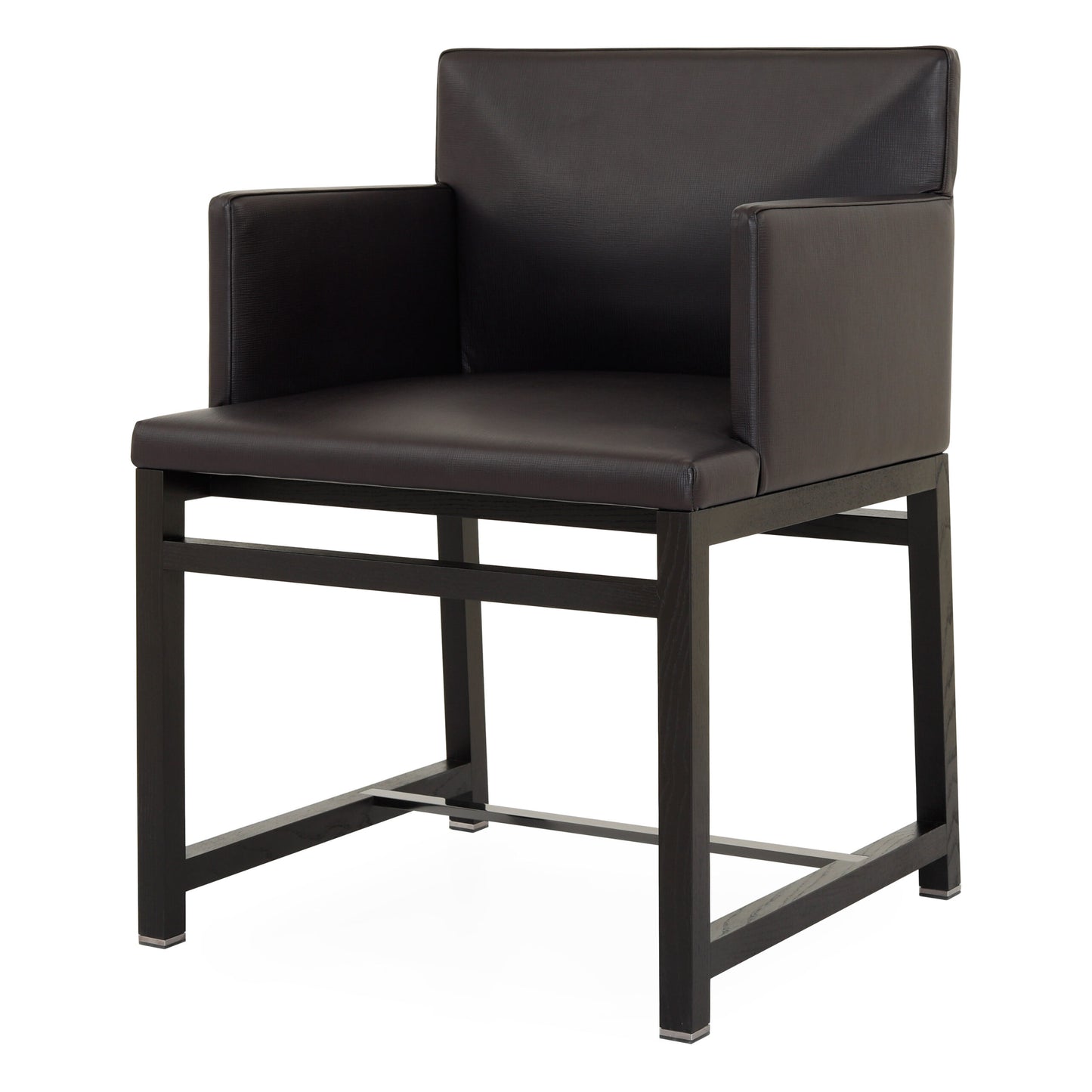Flynt Wood Base Littile Armchair | Minotti