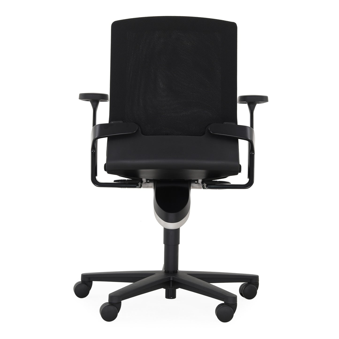 On. Black Fabric Swivel Task Chair