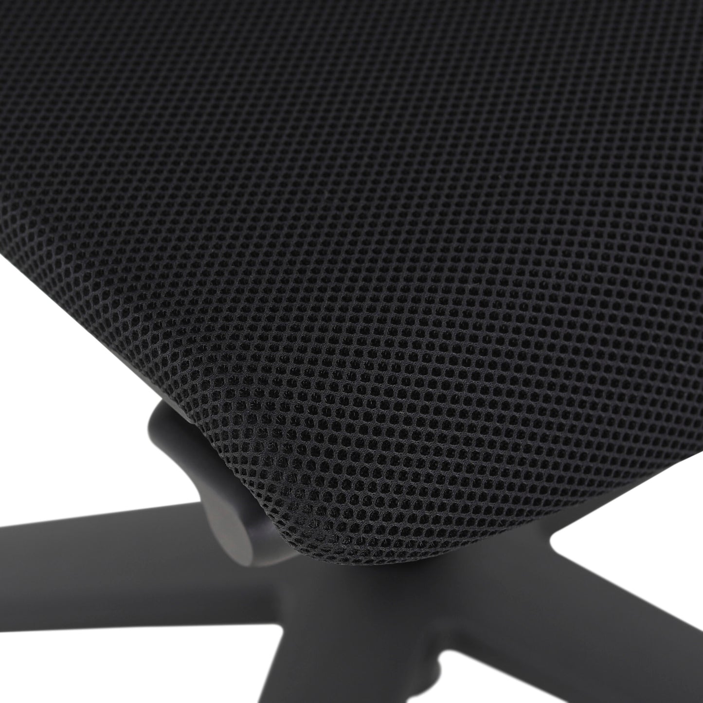 On. Black Fabric Swivel Task Chair