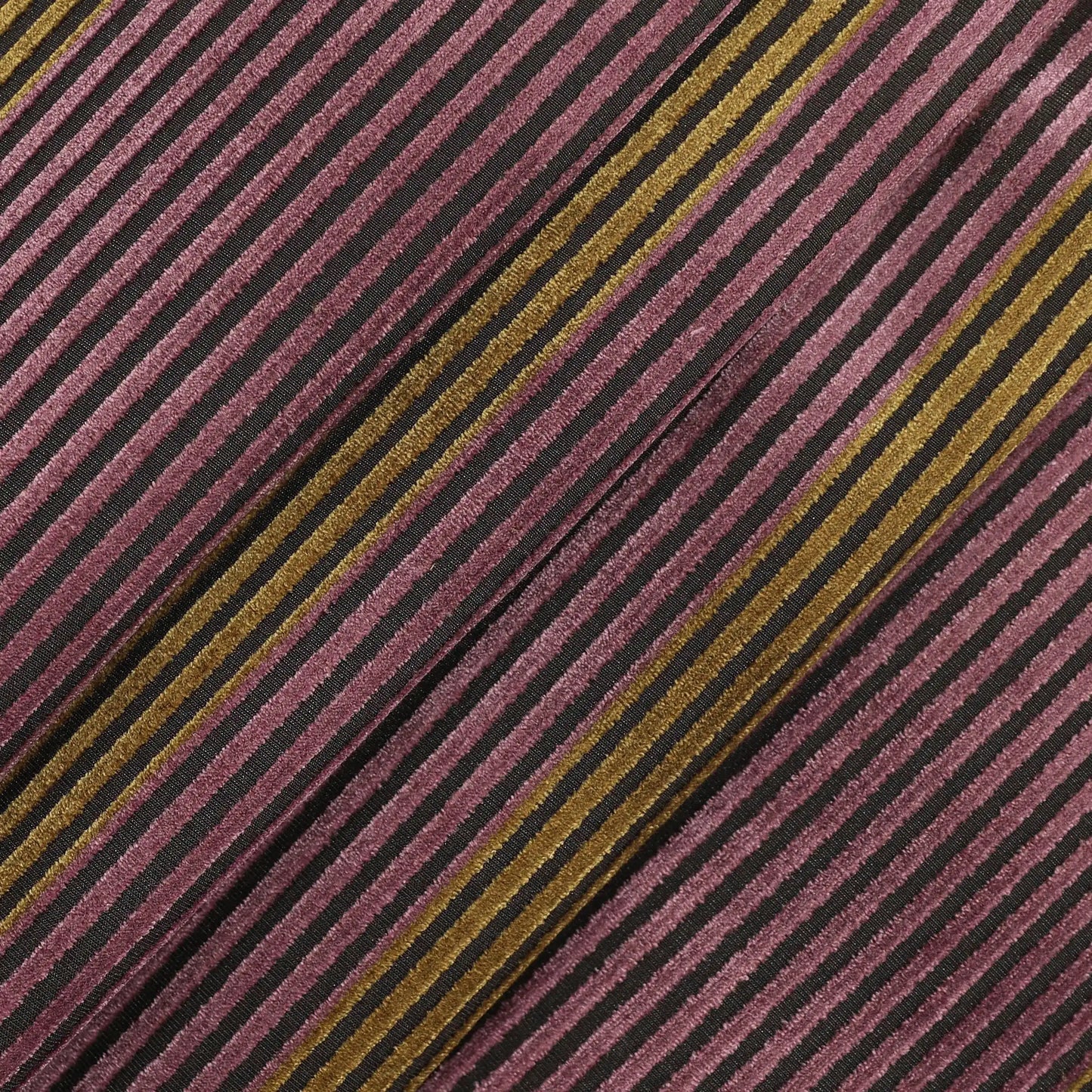 Andrew Stripe Purple Khaki Fabric - Farsh