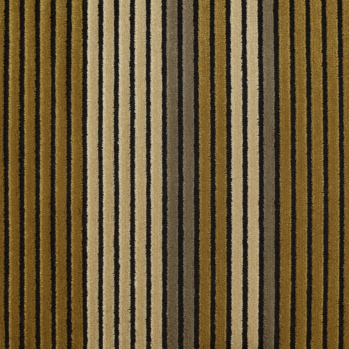 Andrew stripe cotton tobacco fabric