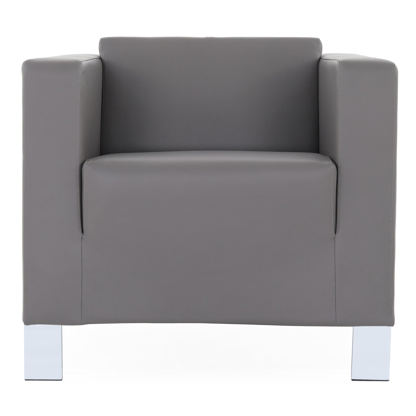 CLASSIC ARMCHAIR Armchair with a visible frame made of chrome | BN Office Solution