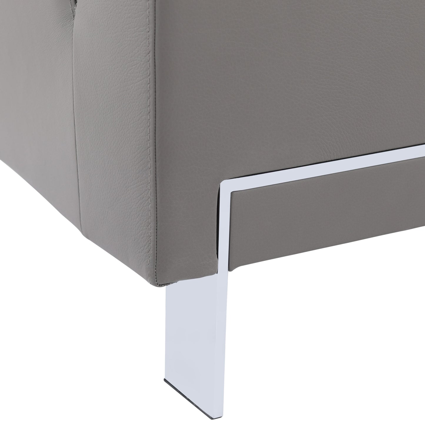 CLASSIC ARMCHAIR Armchair with a visible frame made of chrome | BN Office Solution