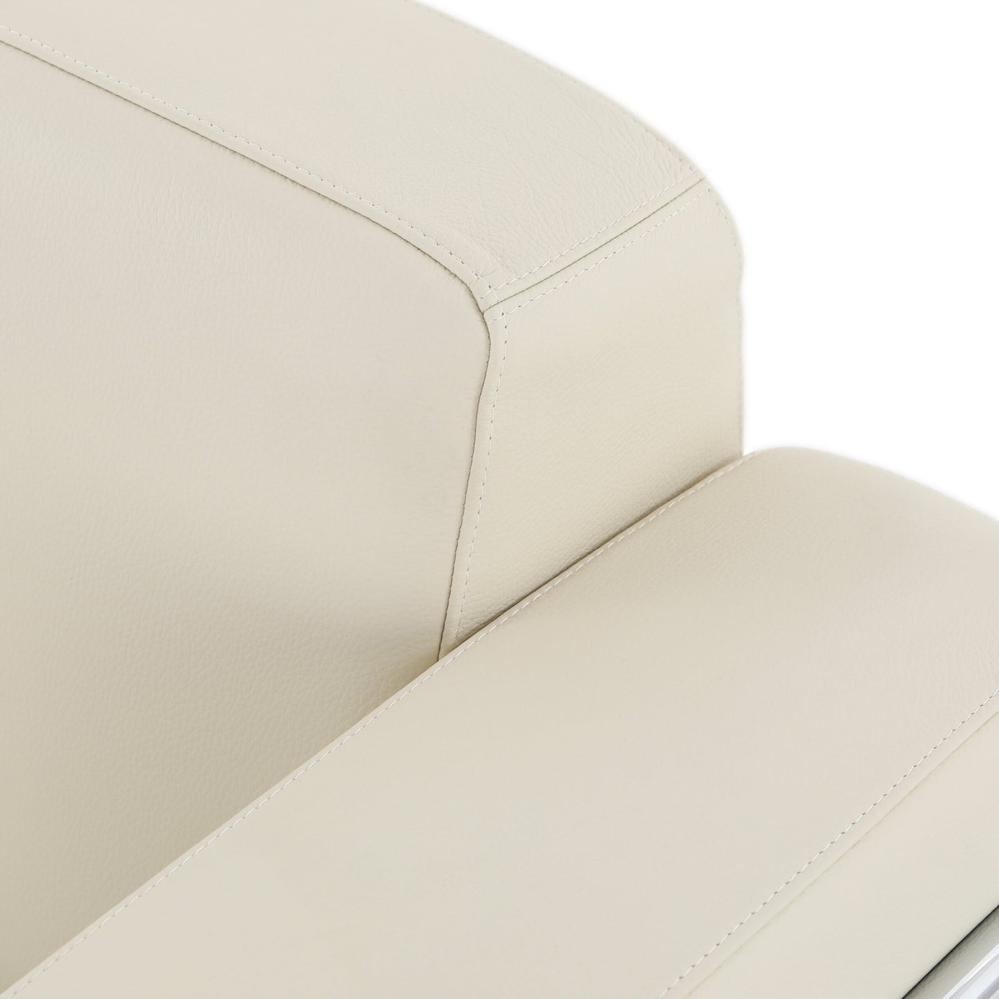 Studio armchair Armchair with its frame resting on chromium