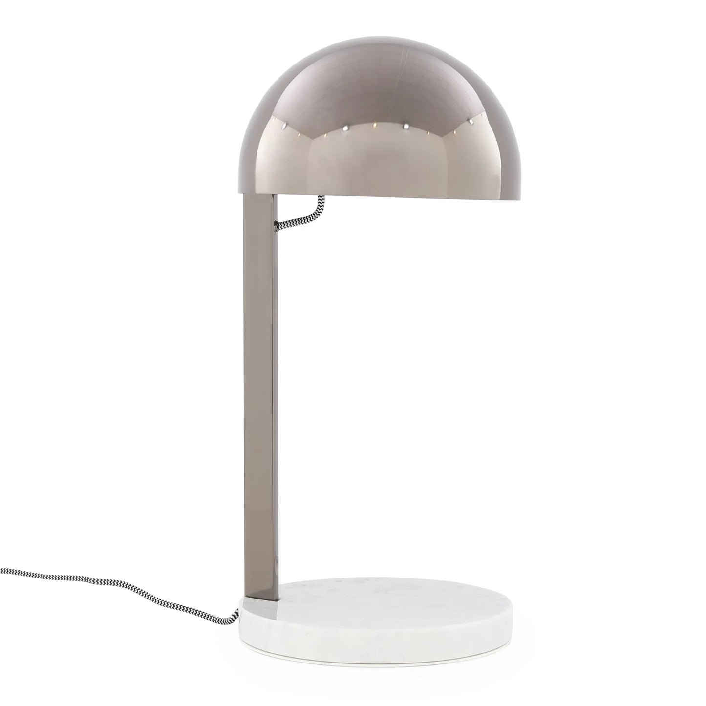 Juliette Black Nickel & Marble Table Lamp | Decorative Lighting