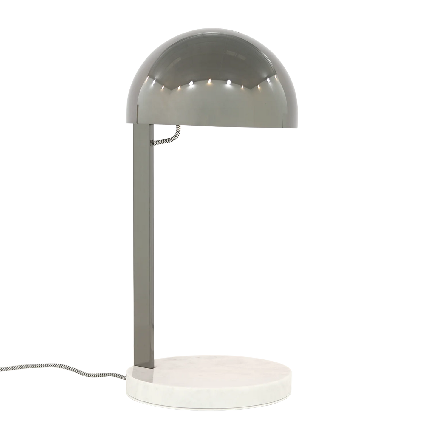Juliette Black Nickel & Marble Table Lamp | Decorative Lighting