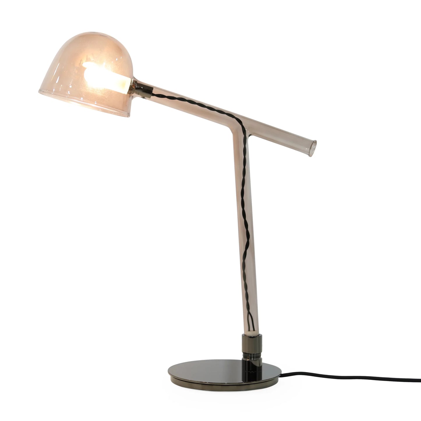 Labo Black Nickel & Glass Table Lamp | Decorative Lighting