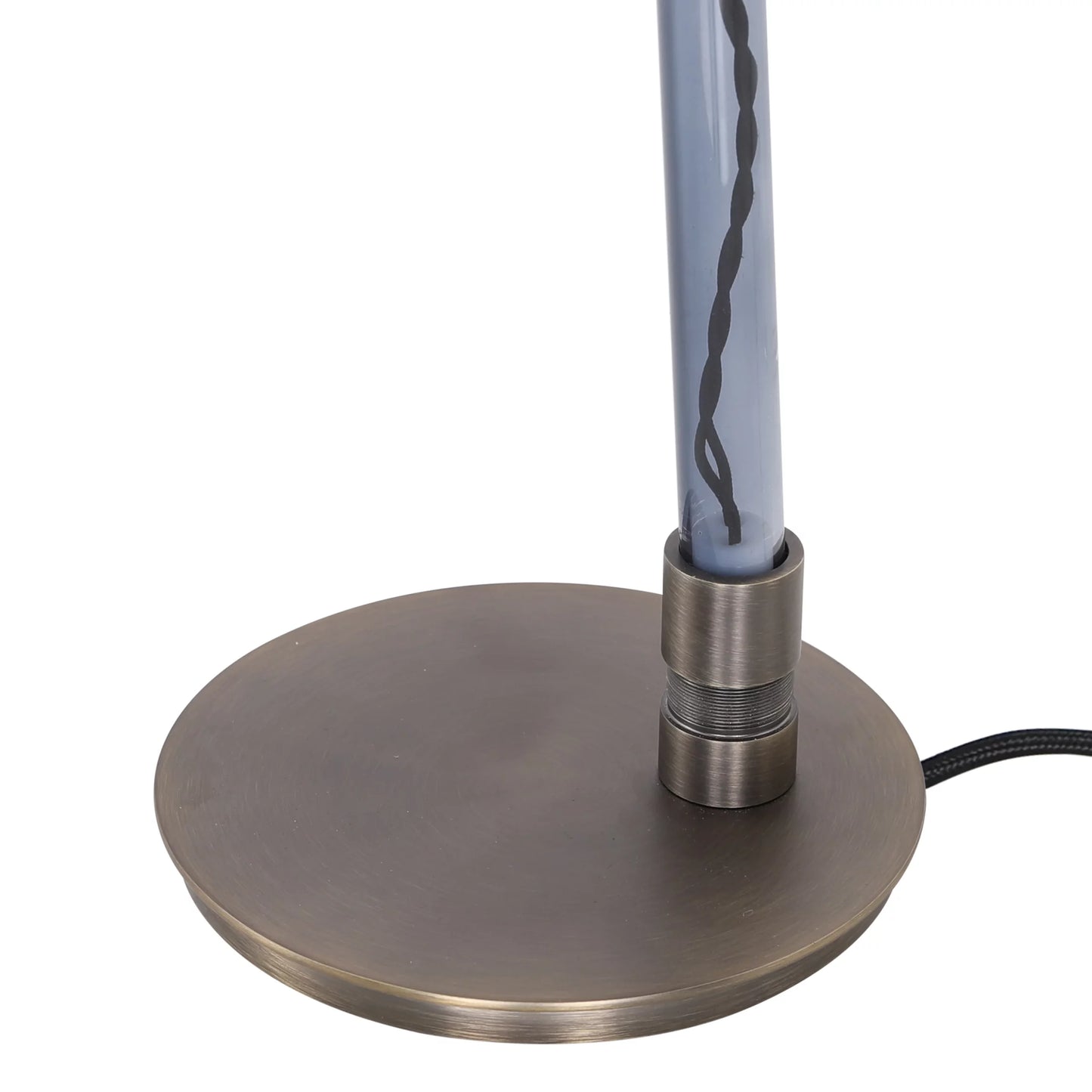 Labo Bronze Base & Blue Glass Table Lamp | Decorative Lighting