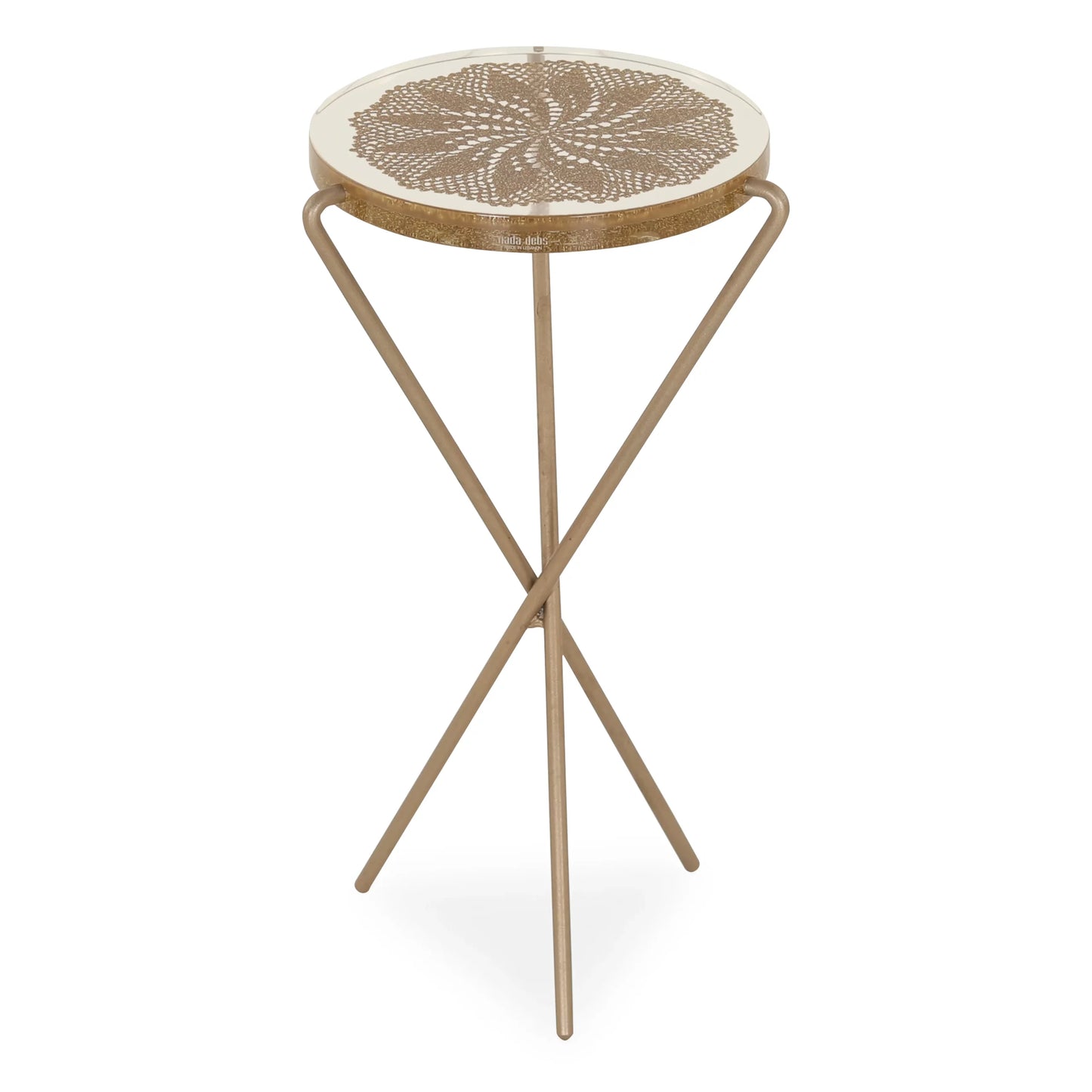 Teta Brass 2 Side Table