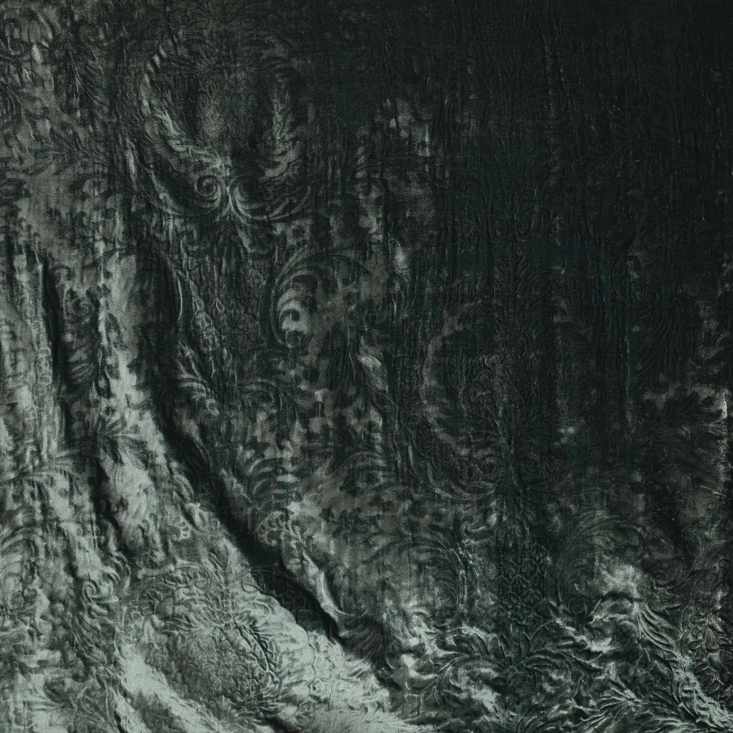 كاماسا مخمل منقوش باللون الأخضر المخضر