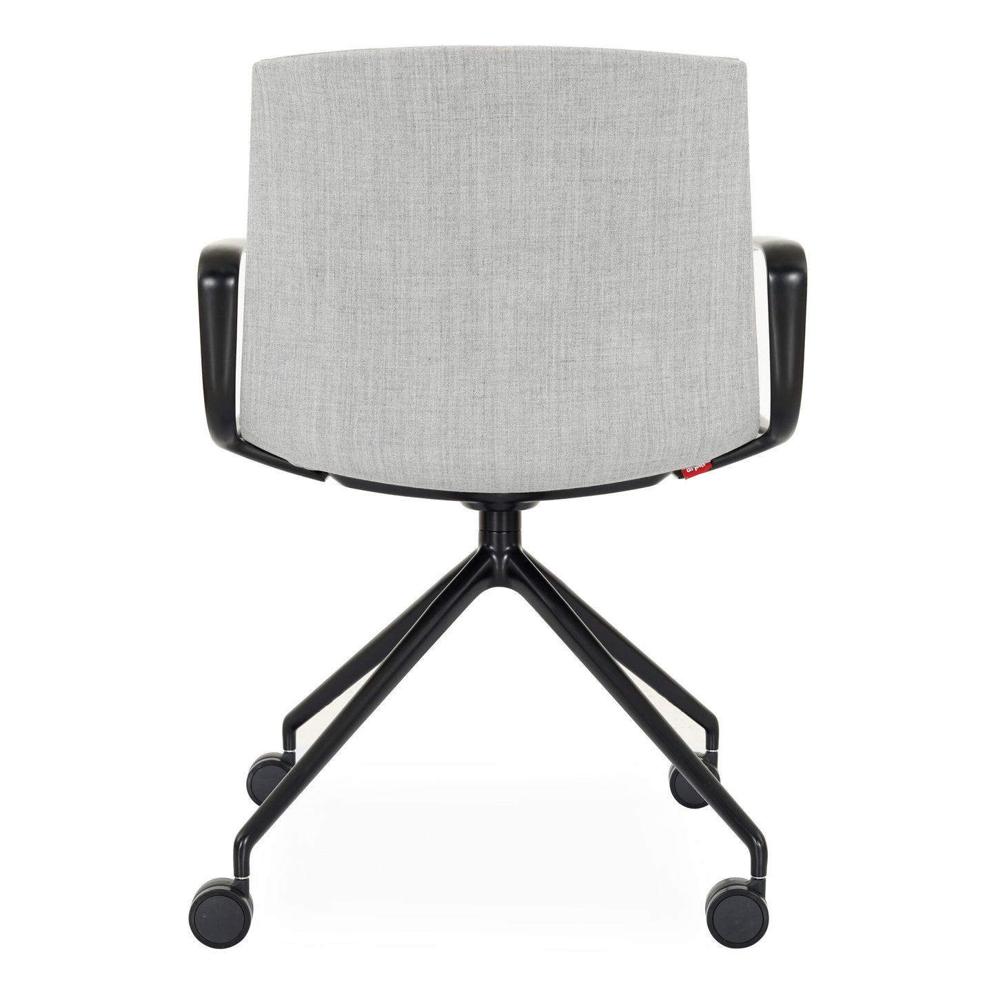 Catifa Up Chair upholstered Soft Trestle base on castors | Arper