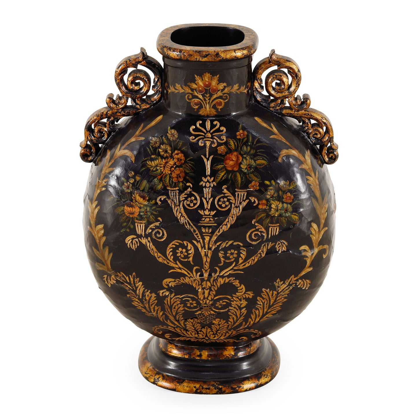 Matara Urn Hand Carved & Painted | The Gallery