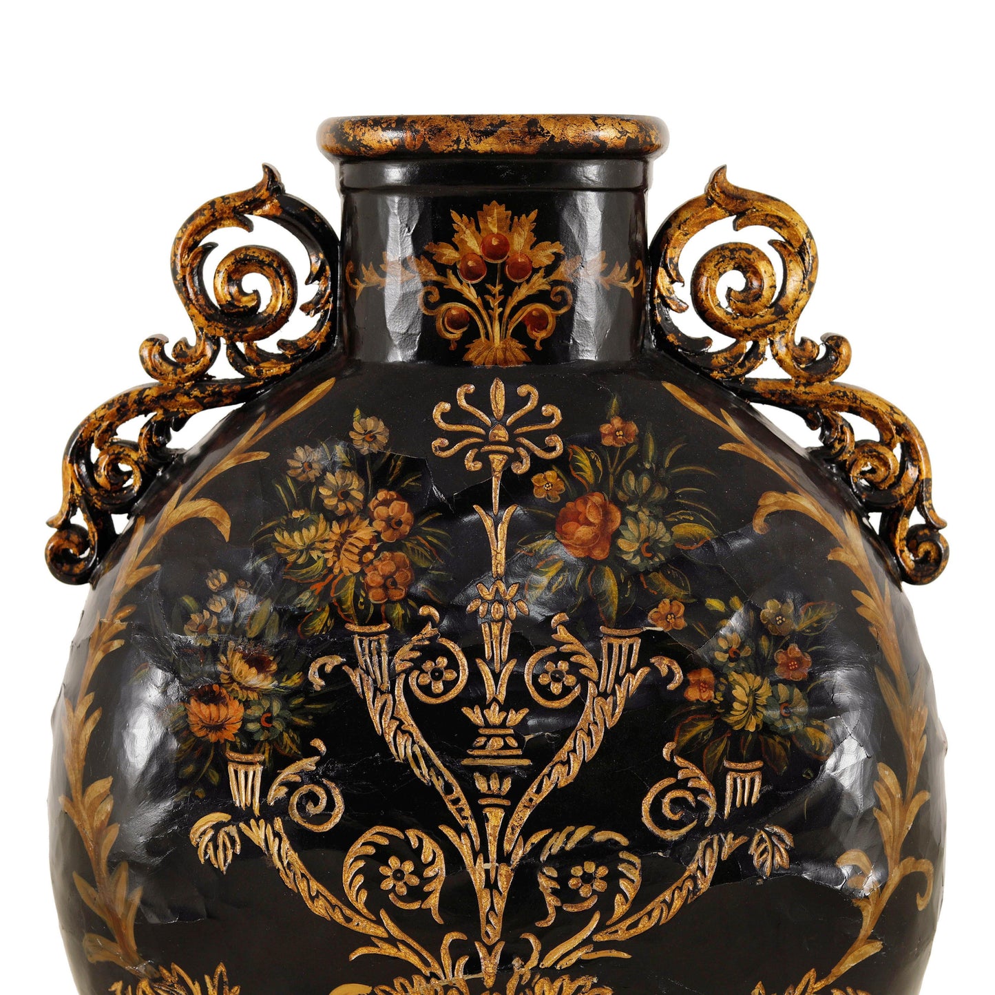 Matara Urn Hand Carved & Painted | The Gallery