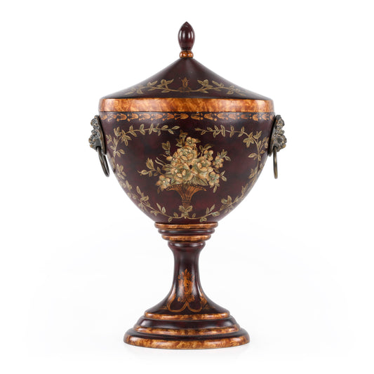 Hand Painted Vase with Lid | The Gallery