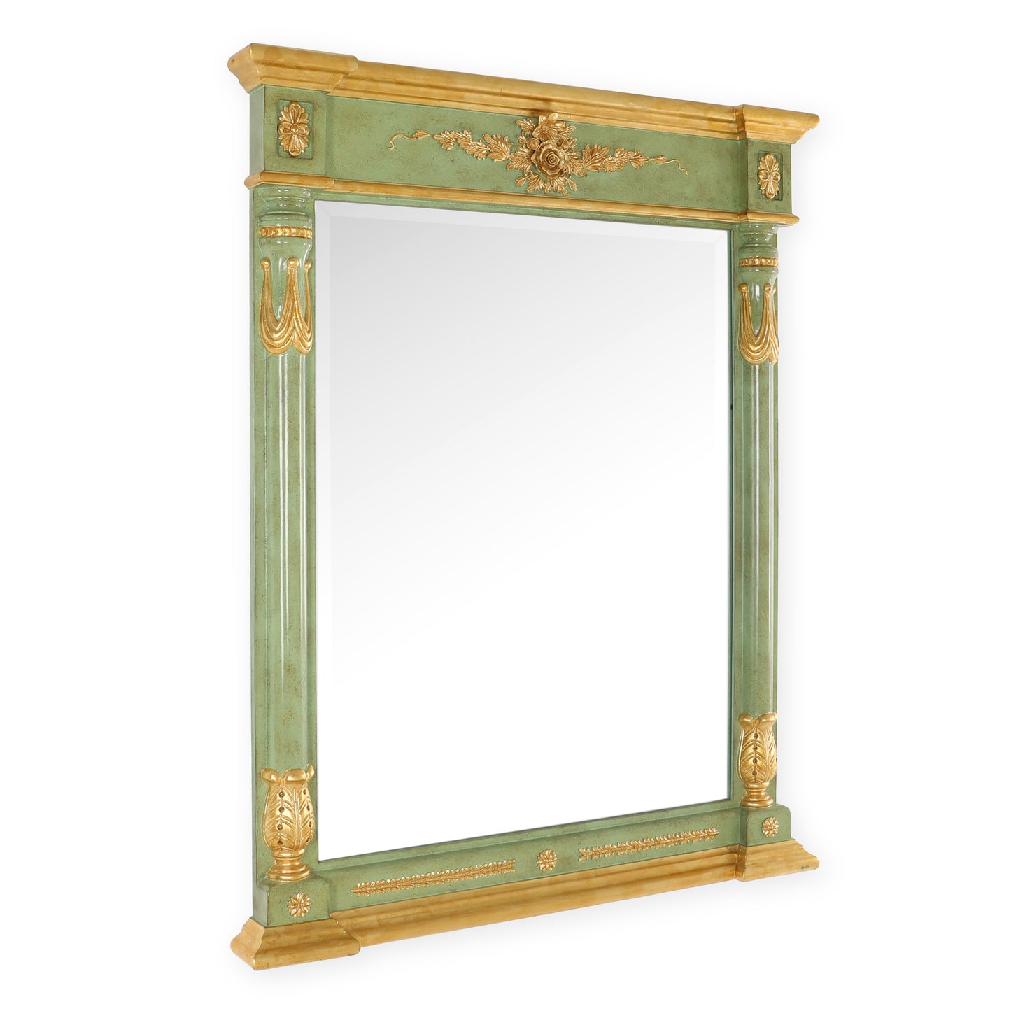 Wisdom Console & Mirror Green | The Gallery