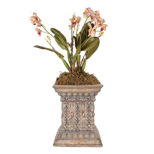 Flower Arrangement with decorative square planter | The Gallery