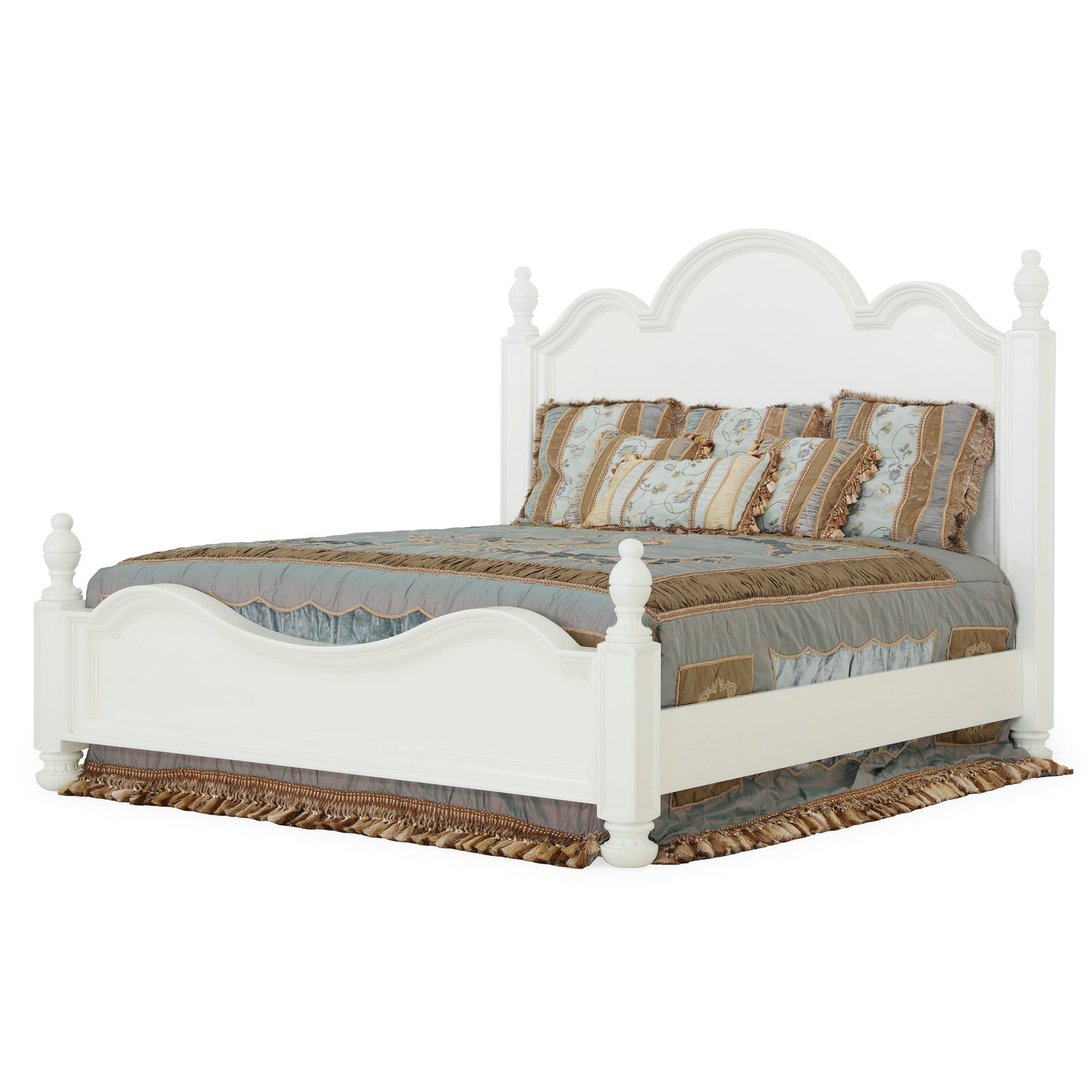 High Cloud King Bed Room White (Set of 5) | The Gallery