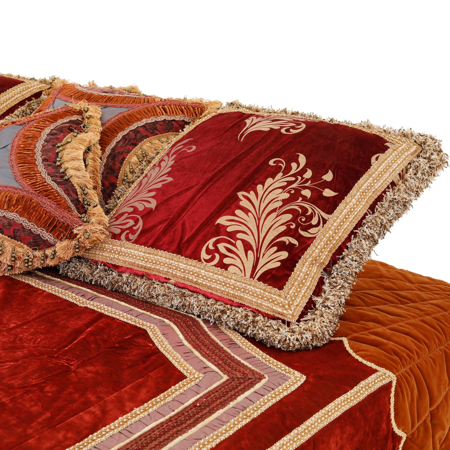 غطاء سرير موناكو كينج W ZWAF4142 من القماش