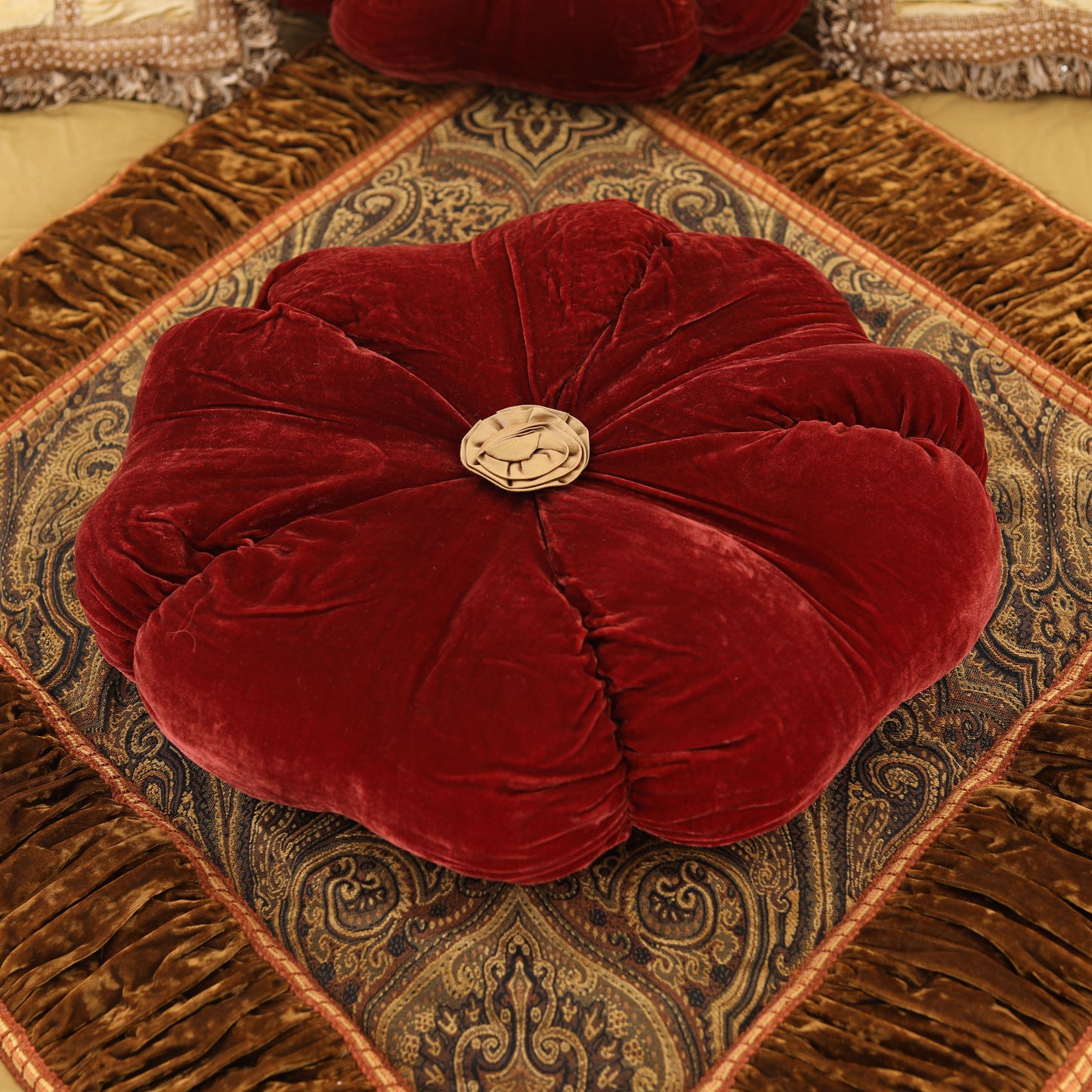غطاء سرير موناكو كينج W ZWAF4142 من القماش