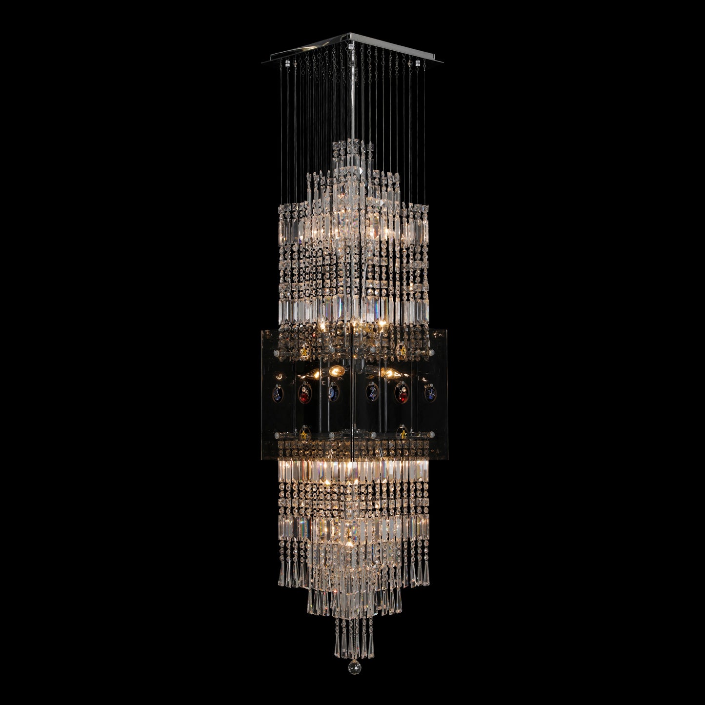 Ice Fall Chandelier Silver | The Gallery