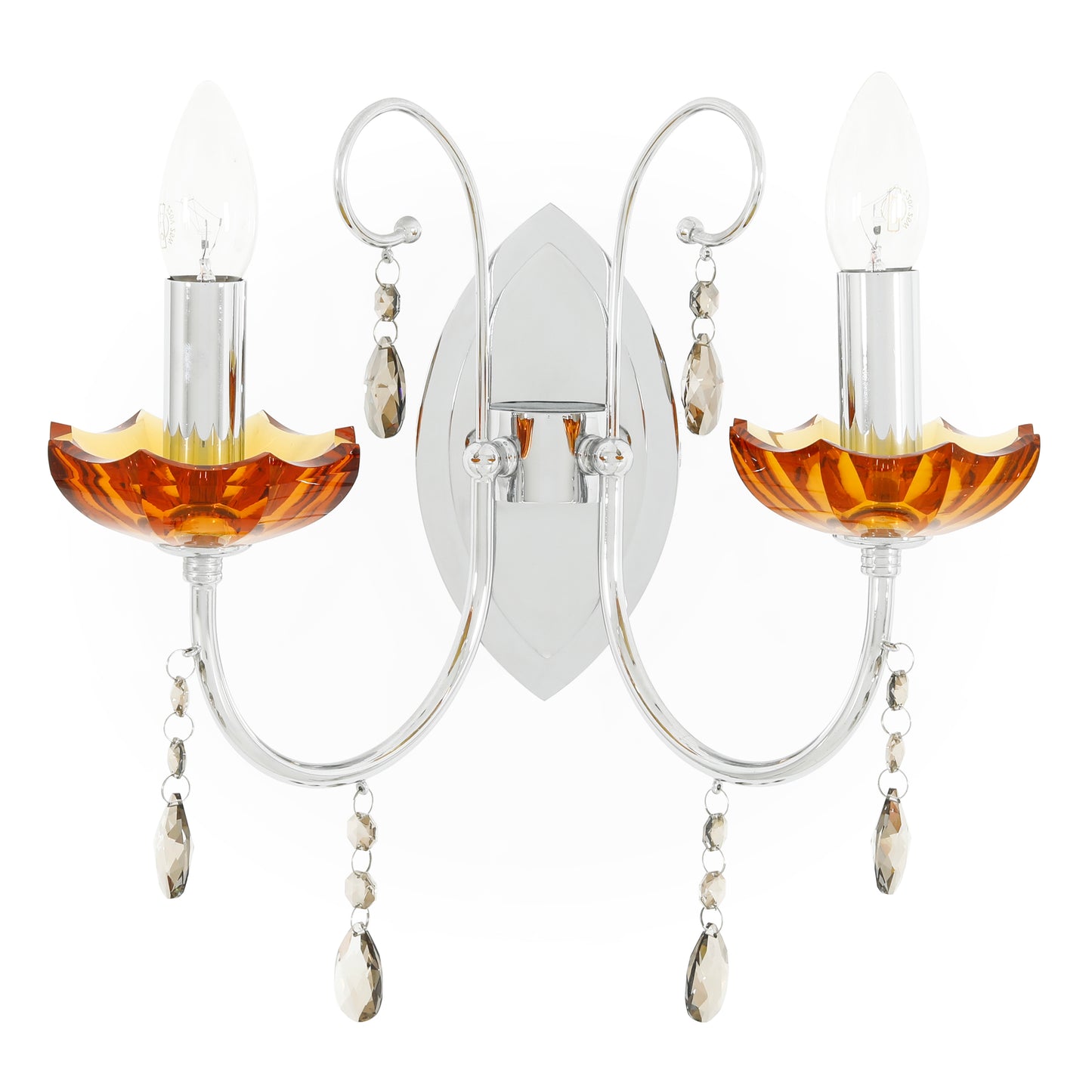 Rainbow Silver Wall Light