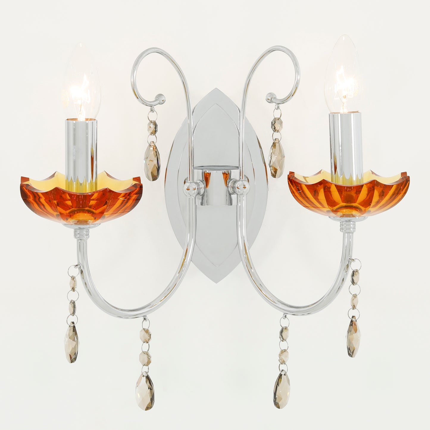 Rainbow Silver Wall Light