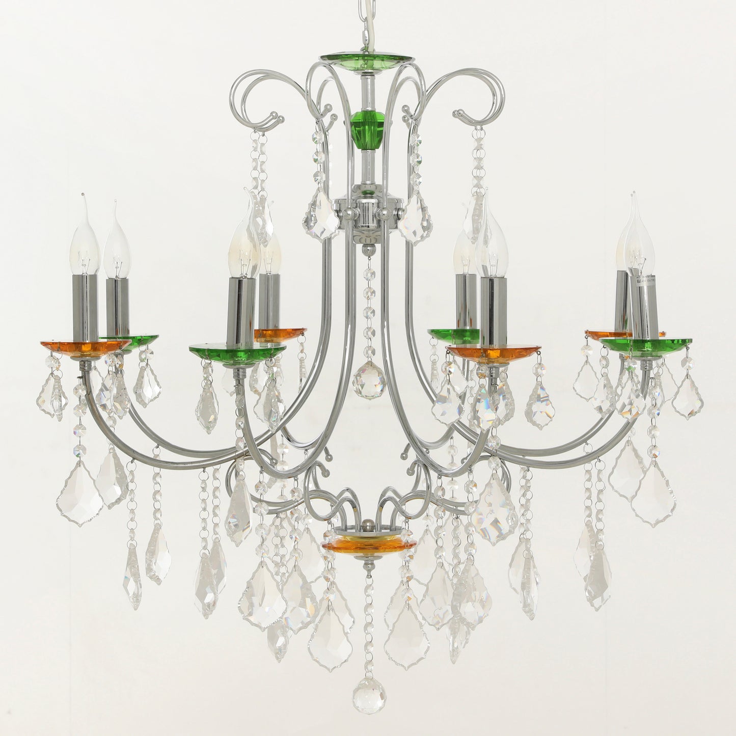 Rainbow Silver Chandelier
