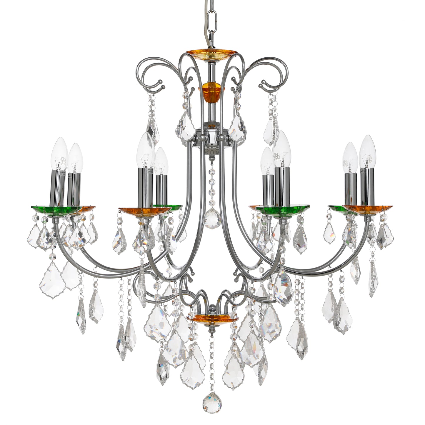 Charming Silver Chandelier