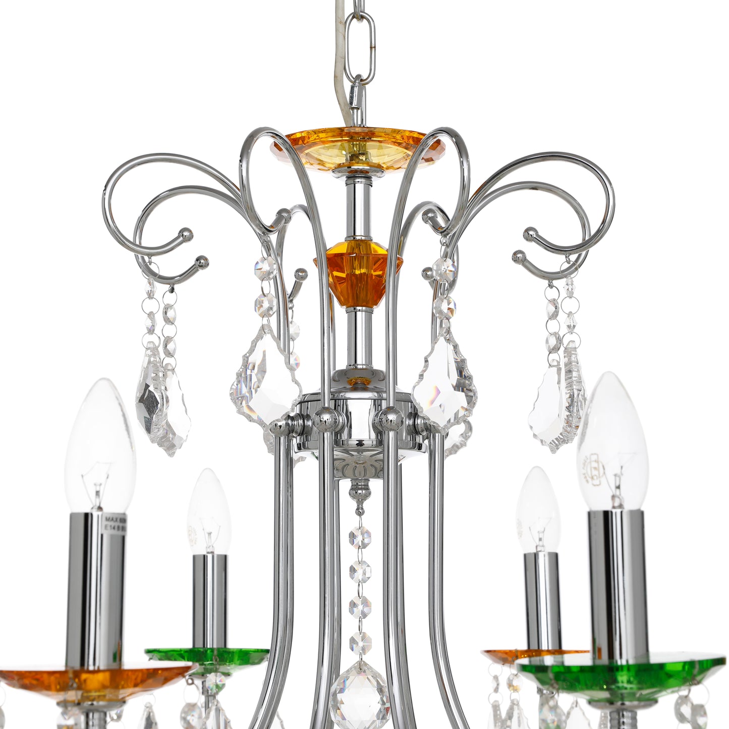 Charming Silver Chandelier