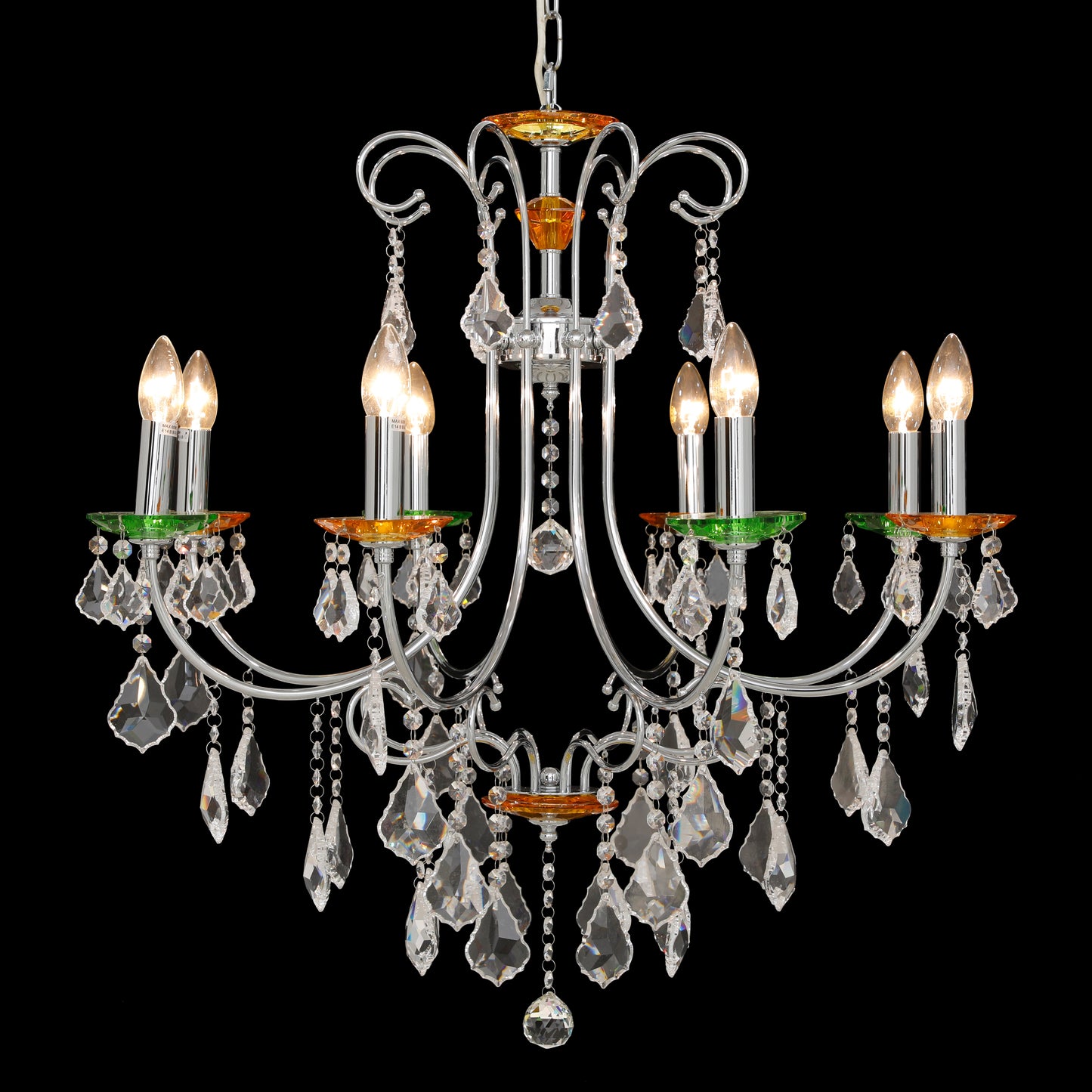 Charming Silver Chandelier
