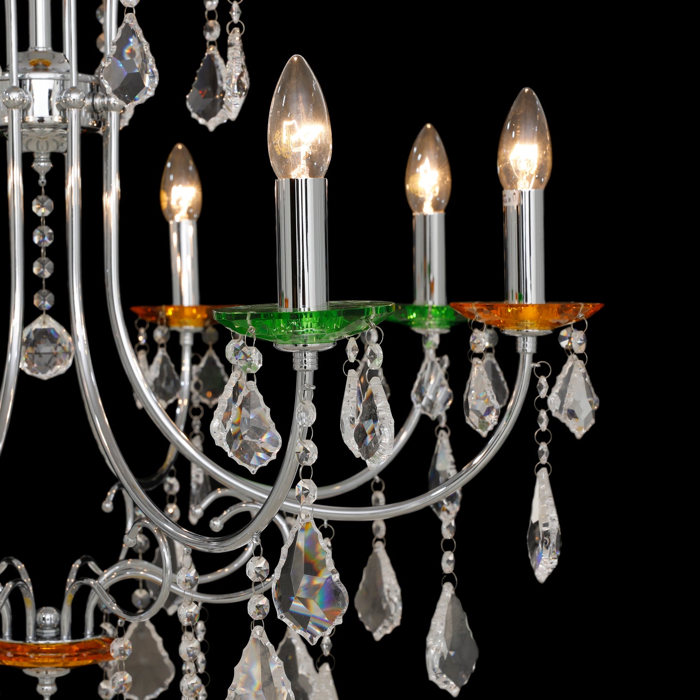 Charming Silver Chandelier