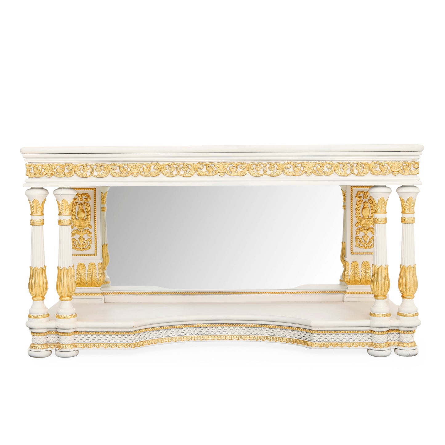 Hazel Console & Mirror,Finish VDG107 (Set of 2) | The Gallery
