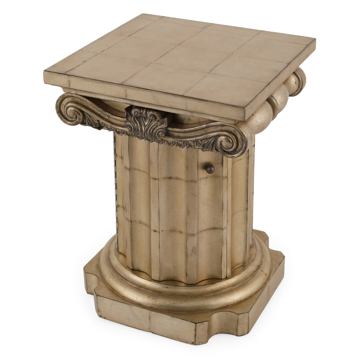 Accent Table 18W x 18D x 25H Fluted Column